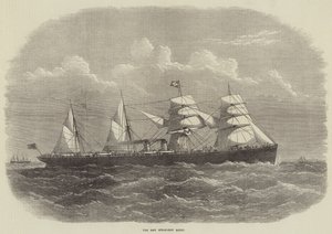 O novo navio a vapor do Egito